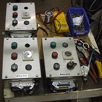 Custom fitted control panels